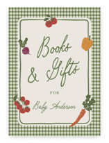 Farmers Market Baby Shower Party Signs