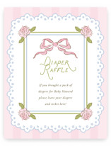 Floral & Lace Baby Shower Baby Shower Party Signs