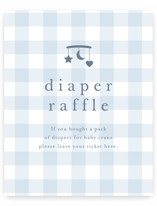 Gingham Mobile Baby Shower Party Signs