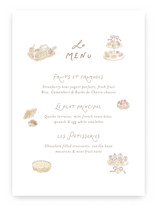 A day in Paris Baby Shower Bar Signs