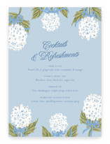 Hydrangea bow bouquets Baby Shower Bar Signs