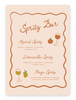 A Little Cutie Baby Shower Bar Signs