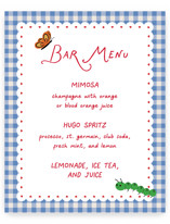 Love Bug Baby Shower Bar Signs