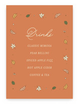 Sweet Autumn Baby Shower Bar Signs