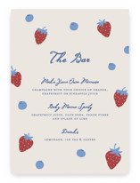 So Berry Sweet Baby Shower Bar Signs
