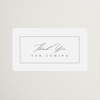 Gilded Border Bridal Shower Favor Stickers