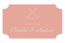 Lets Croquet Bridal Shower Favor Stickers
