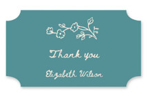 Floral Lace Bridal Shower Favor Stickers