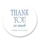 Delft Bridal Shower Favor Stickers