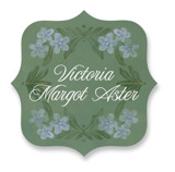 Vintage Sketched Bridal Shower Favor Stickers