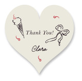 Sweets & Treats Bridal Shower Favor Stickers