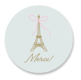 Ooh La La Bridal Shower Favor Stickers