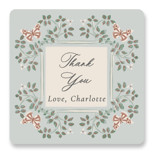 Parisian Roses Bridal Shower Favor Stickers