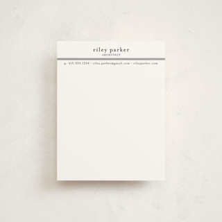 Striped Divide Business Stationery
