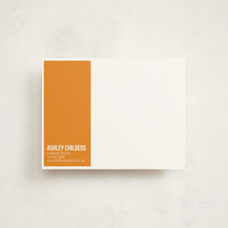 Citrus Chevron Business Stationery