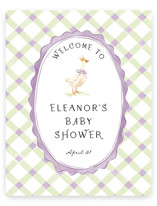 Cute Goose almost loose Baby Shower Welcome Signs