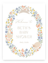 Spring Awakening Baby Shower Welcome Signs