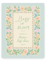 Vintage blossom Baby Shower Welcome Signs
