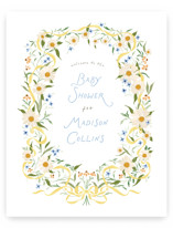 Daisy Chain Baby Shower Welcome Signs