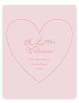 Little Sweetheart Baby Shower Welcome Signs