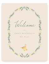 Cottage Life Baby Shower Welcome Signs