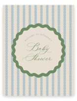 wavy stripe Baby Shower Welcome Signs
