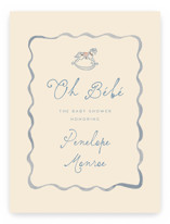 Vintage Horse Baby Shower Welcome Signs