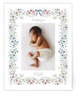 Provence Flat Birth Announcements Thank You Cards
