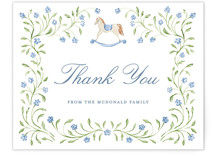 Theodore Flat Birth Announcements Thank You Cards