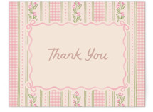 Cottagecore wallpaper Flat Birth Announcements Thank You Cards