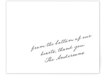 love voucher Flat Birth Announcements Thank You Cards