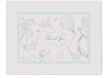 My Fantastic World Suite Flat Birth Announcements Thank You Cards