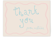Frosting Flat Birth Announcements Thank You Cards