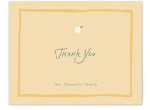Garden Trellis Flat Birth Announcements Thank You Cards