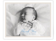 Opus Flat Birth Announcements Thank You Cards