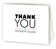 Mini Human Birth Announcement Thank You Cards