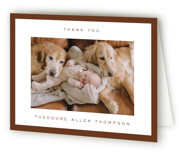 Pure Love Birth Announcement Thank You Cards