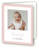 handdrawn style Birth Announcement Thank You Cards