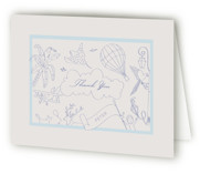 My Fantastic World Suite Birth Announcement Thank You Cards