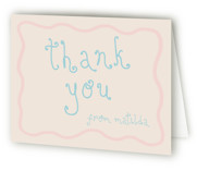 Frosting Birth Announcement Thank You Cards
