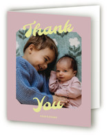 Retro Birth Announcement Thank You Cards