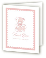 Sweet Teddy Bear Birth Announcement Thank You Cards