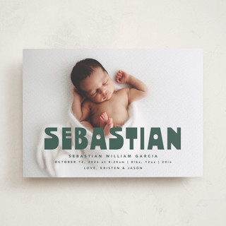 Boldly Named Birth Announcements