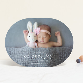 Purest Joy Birth Announcements
