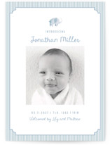 Sweet Elephant Birth Announcements