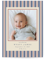 Colorful Stripes Birth Announcements