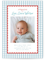 playful pattern Birth Announcements