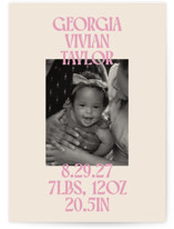 Type Stack Birth Announcements