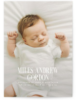 Simply stated Birth Announcements