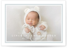 Tailored Frame Birth Announcements